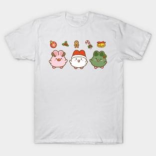 Cute Bunnies Christmas T-Shirt